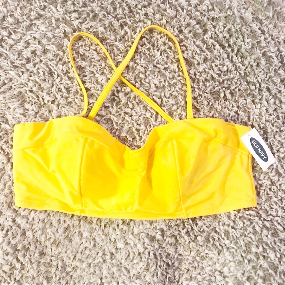Old Navy Convertible Bandeau Underwire Swim Top